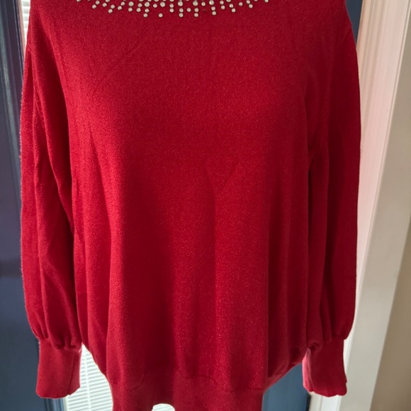 TerraSky Red Sweater - Picture 2 of 4